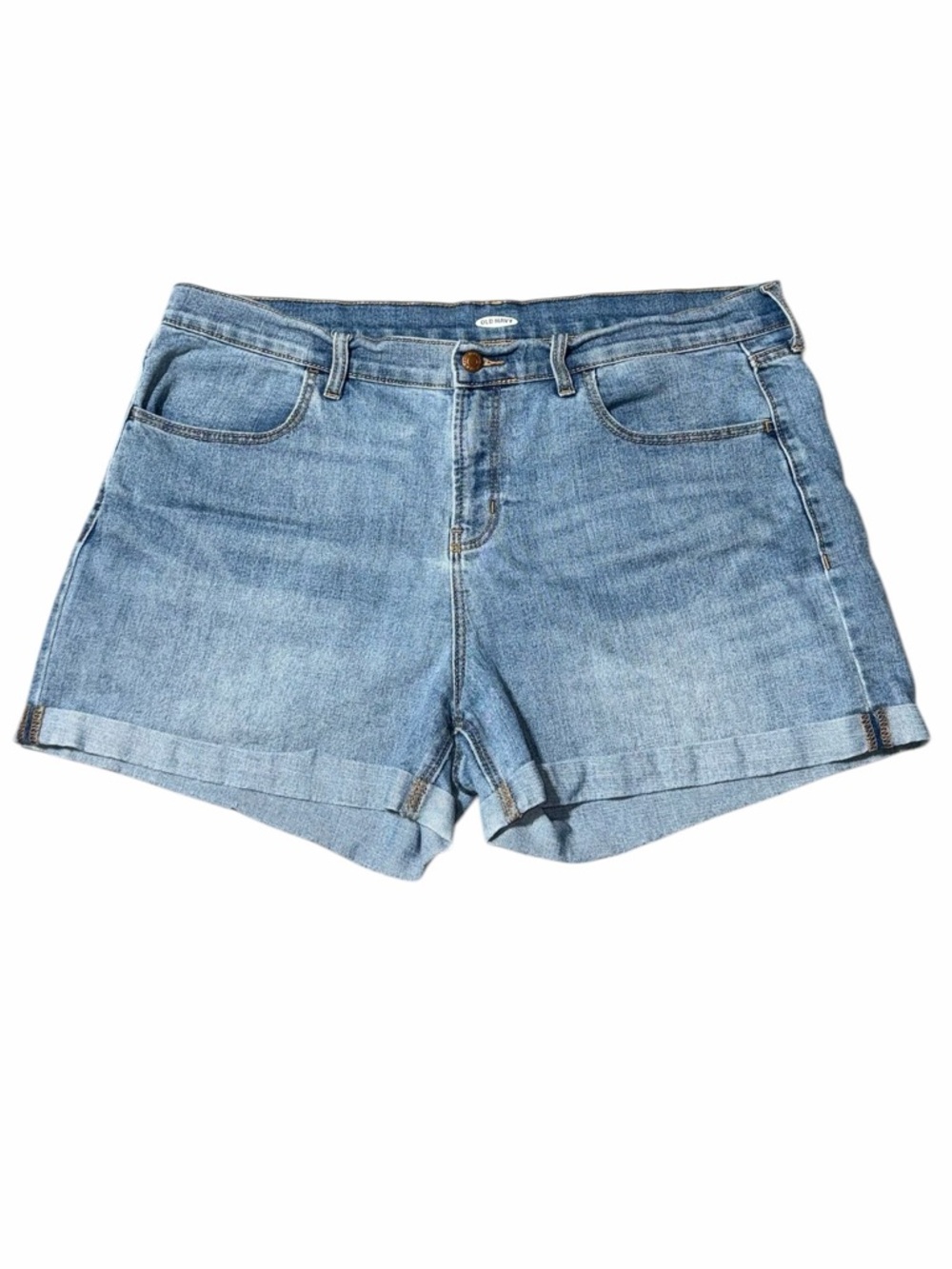 Old Navy Light Blue Cuffed Denim Shorts